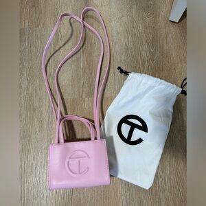 Telfar small shopping bag - bubblegum pink